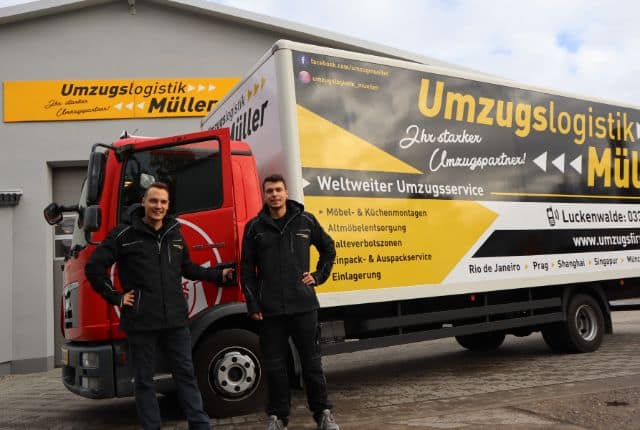 Ein Möbellift in Neustadt (Dosse)